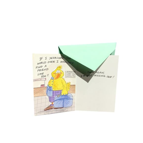 42 New Funny Vintage Characters Love Relationships Birthday Greeting Cards Env - Picture 10 of 10
